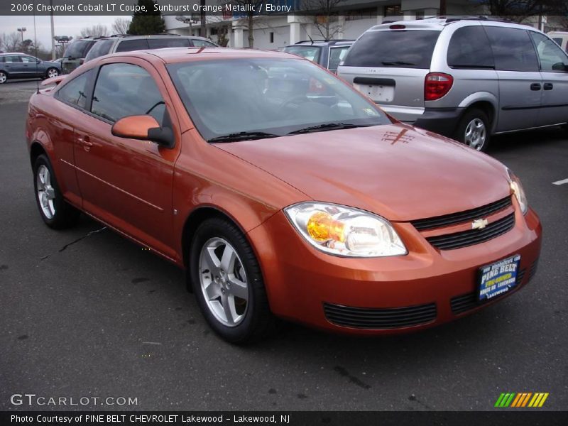 Sunburst Orange Metallic / Ebony 2006 Chevrolet Cobalt LT Coupe