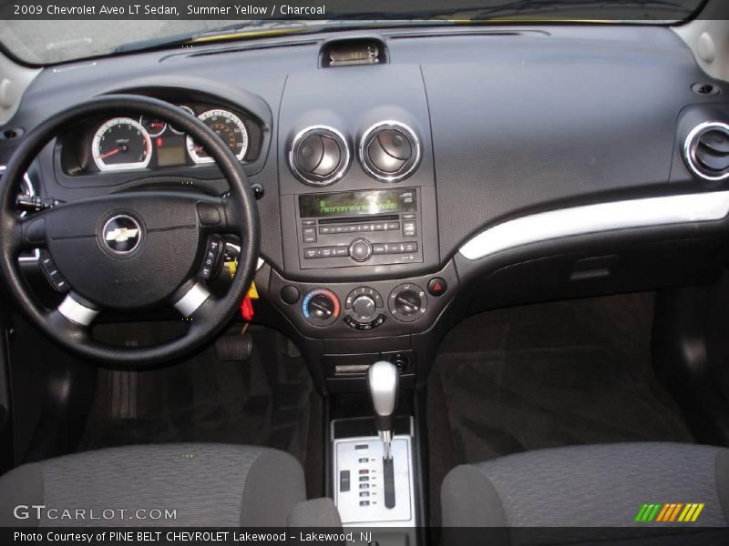 Summer Yellow / Charcoal 2009 Chevrolet Aveo LT Sedan
