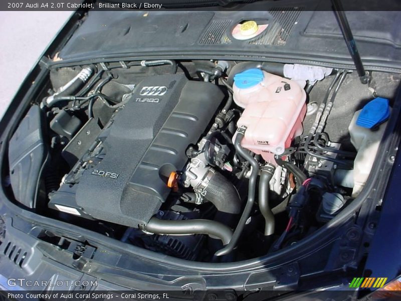 Brilliant Black / Ebony 2007 Audi A4 2.0T Cabriolet