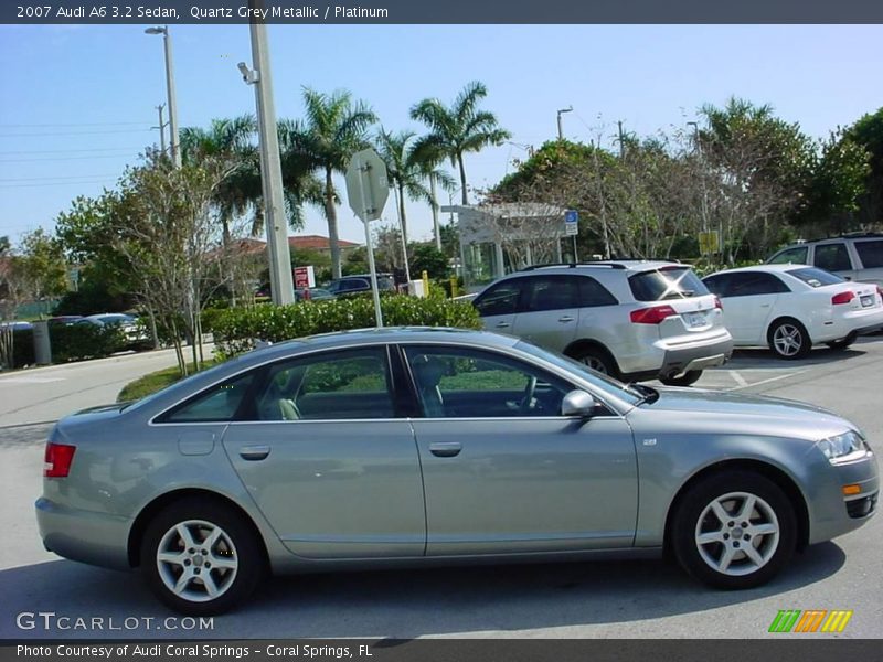 Quartz Grey Metallic / Platinum 2007 Audi A6 3.2 Sedan