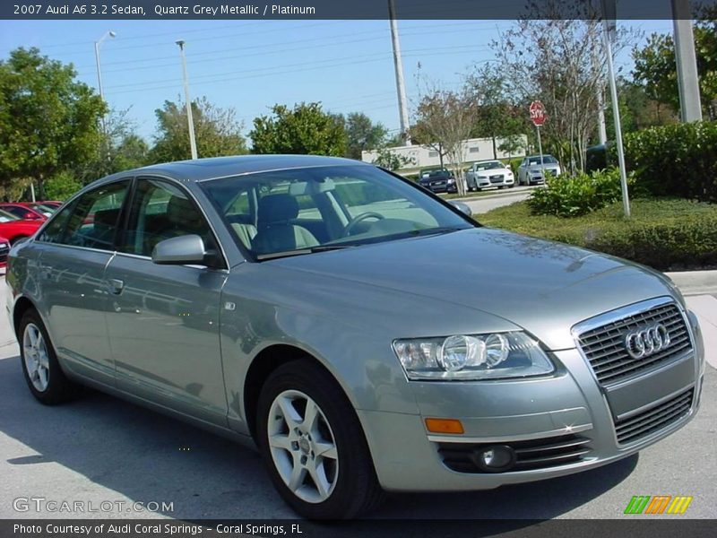Quartz Grey Metallic / Platinum 2007 Audi A6 3.2 Sedan