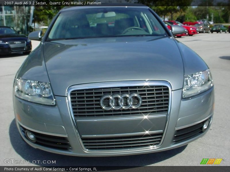 Quartz Grey Metallic / Platinum 2007 Audi A6 3.2 Sedan