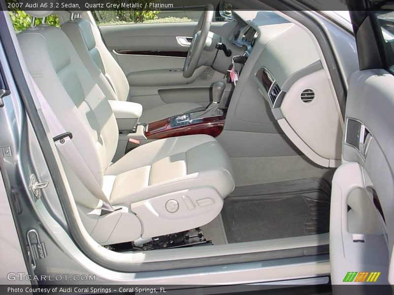 Quartz Grey Metallic / Platinum 2007 Audi A6 3.2 Sedan