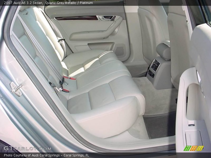 Quartz Grey Metallic / Platinum 2007 Audi A6 3.2 Sedan