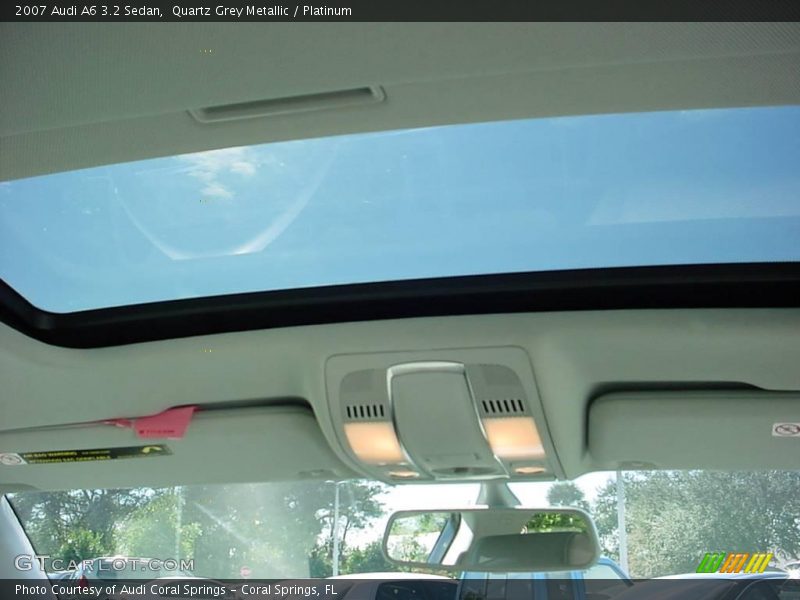 Quartz Grey Metallic / Platinum 2007 Audi A6 3.2 Sedan