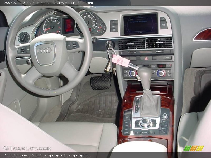 Quartz Grey Metallic / Platinum 2007 Audi A6 3.2 Sedan