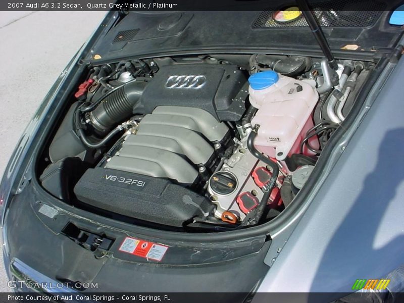 Quartz Grey Metallic / Platinum 2007 Audi A6 3.2 Sedan