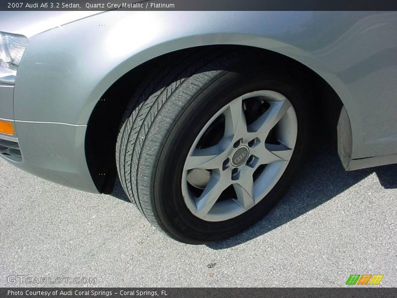Quartz Grey Metallic / Platinum 2007 Audi A6 3.2 Sedan