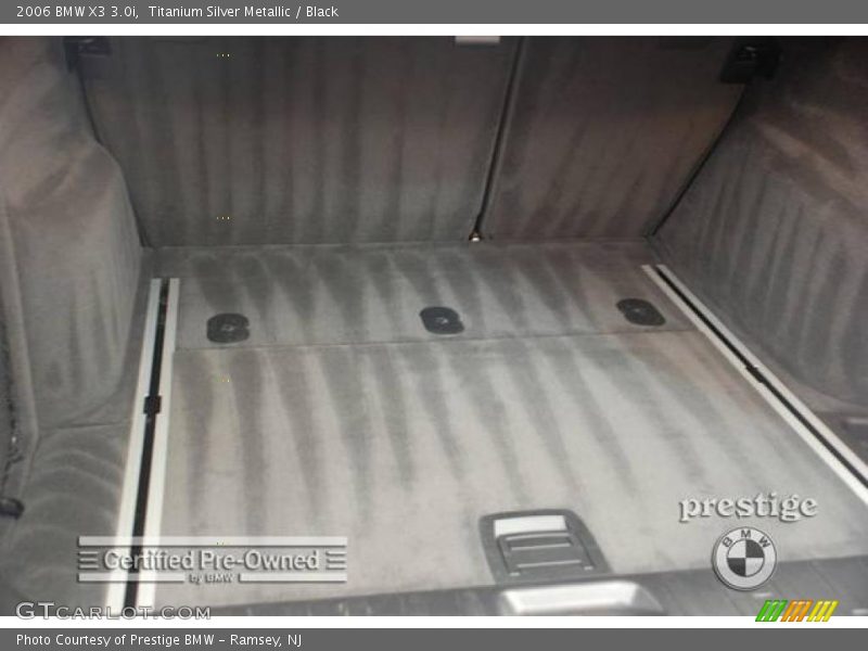 Titanium Silver Metallic / Black 2006 BMW X3 3.0i
