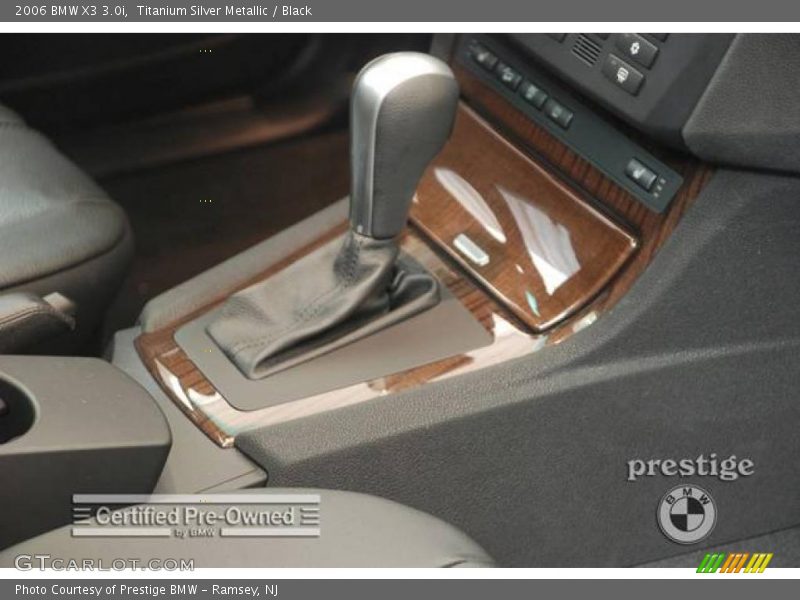 Titanium Silver Metallic / Black 2006 BMW X3 3.0i