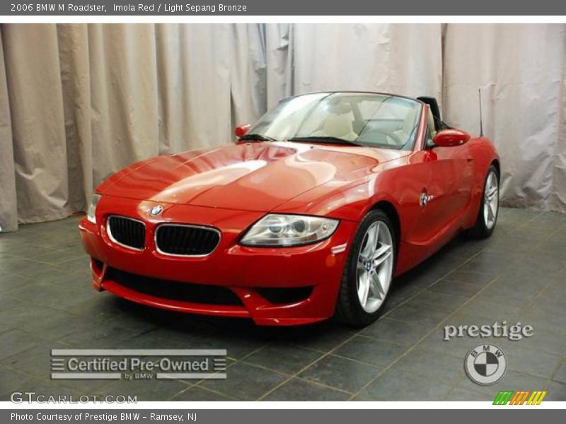 Imola Red / Light Sepang Bronze 2006 BMW M Roadster