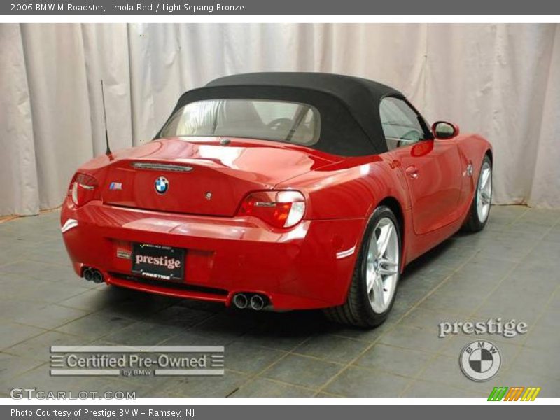Imola Red / Light Sepang Bronze 2006 BMW M Roadster