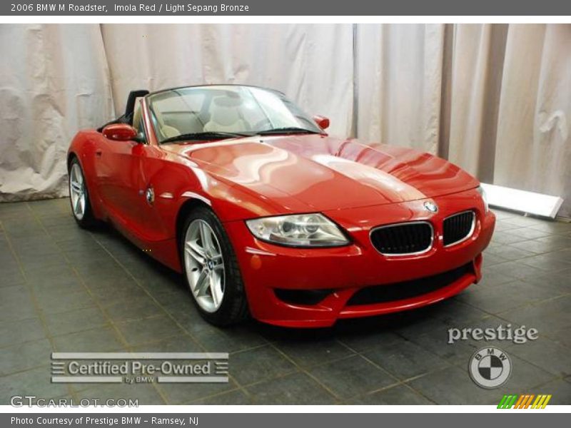 Imola Red / Light Sepang Bronze 2006 BMW M Roadster