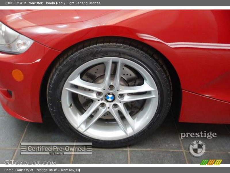 Imola Red / Light Sepang Bronze 2006 BMW M Roadster