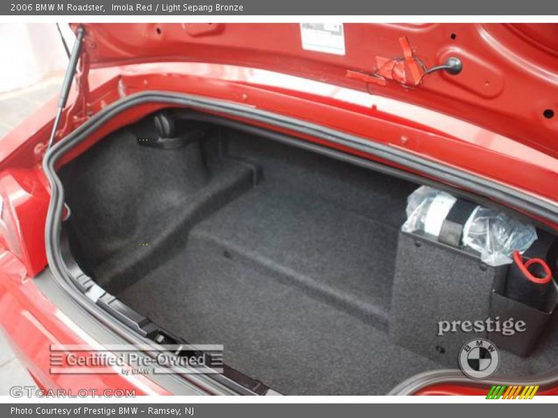Imola Red / Light Sepang Bronze 2006 BMW M Roadster