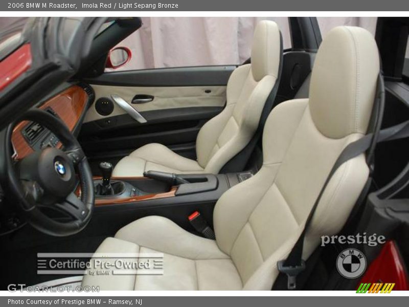 Imola Red / Light Sepang Bronze 2006 BMW M Roadster