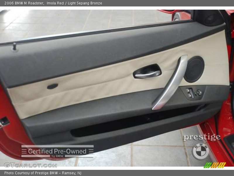 Imola Red / Light Sepang Bronze 2006 BMW M Roadster