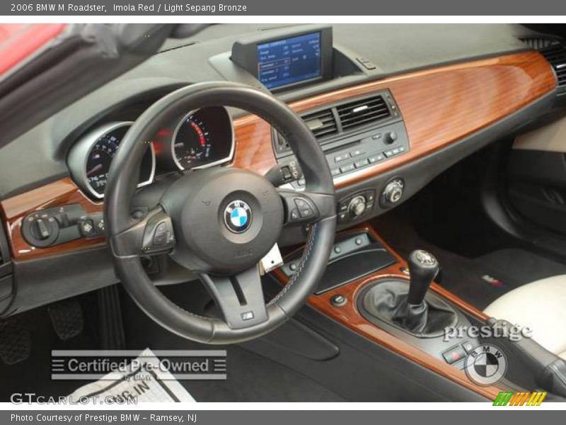Imola Red / Light Sepang Bronze 2006 BMW M Roadster