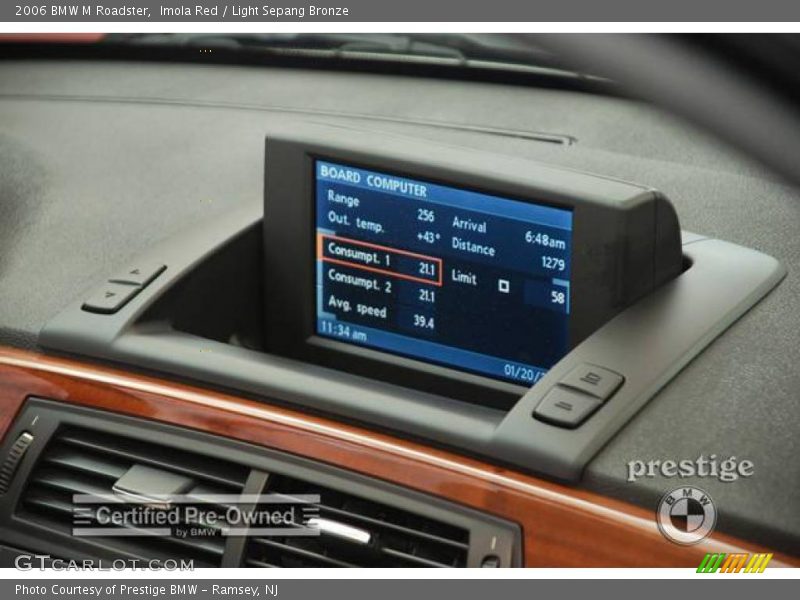 Imola Red / Light Sepang Bronze 2006 BMW M Roadster