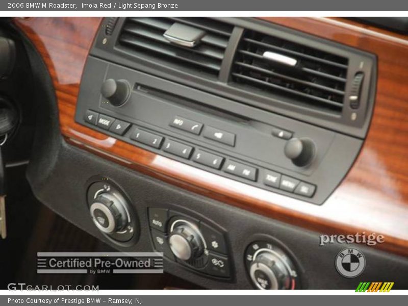 Imola Red / Light Sepang Bronze 2006 BMW M Roadster