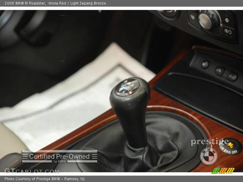 Imola Red / Light Sepang Bronze 2006 BMW M Roadster