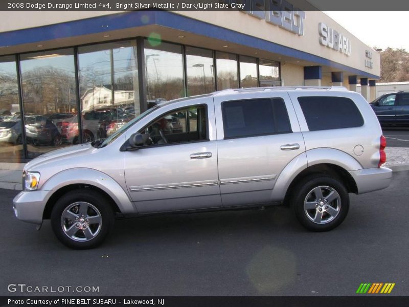Bright Silver Metallic / Dark/Light Slate Gray 2008 Dodge Durango Limited 4x4