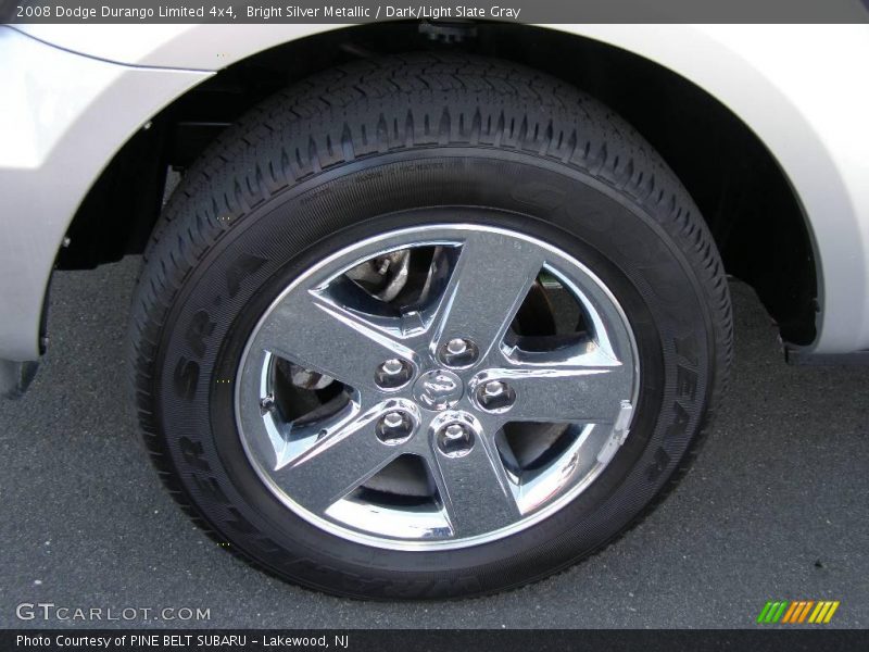 Bright Silver Metallic / Dark/Light Slate Gray 2008 Dodge Durango Limited 4x4