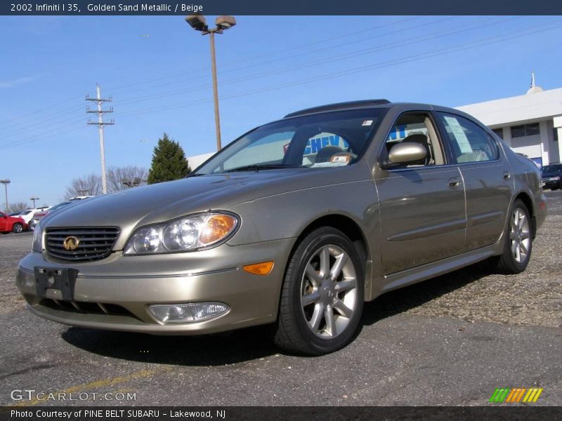 Golden Sand Metallic / Beige 2002 Infiniti I 35