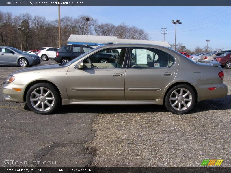 Golden Sand Metallic / Beige 2002 Infiniti I 35