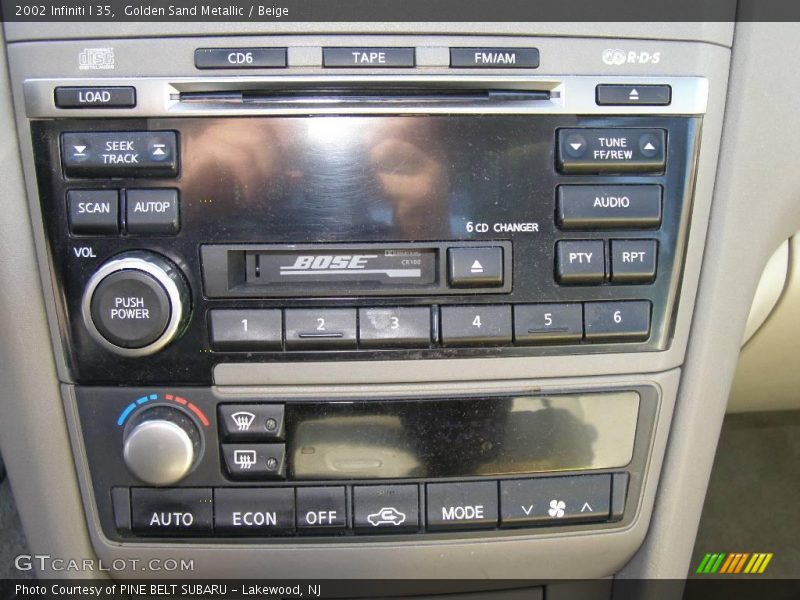 Golden Sand Metallic / Beige 2002 Infiniti I 35