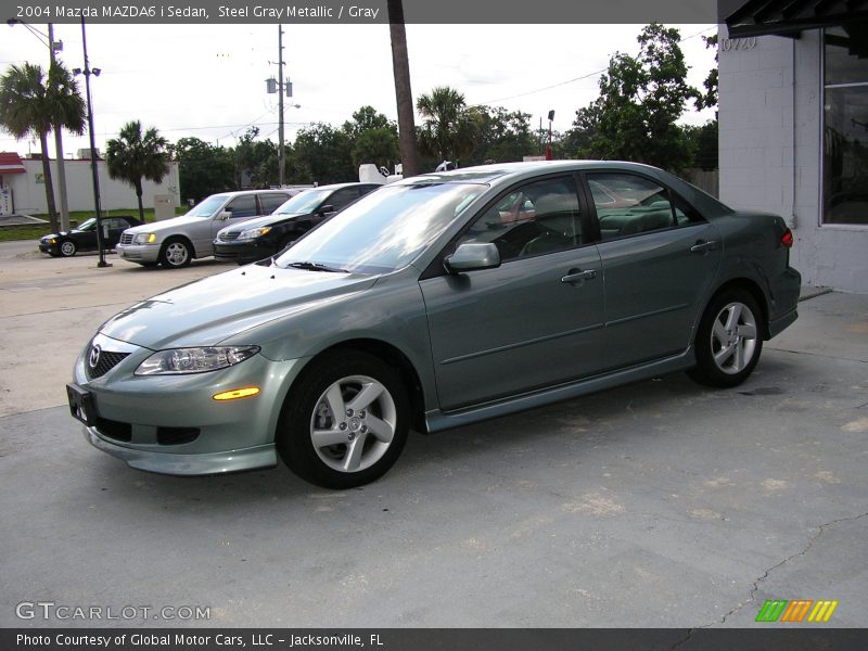 Steel Gray Metallic / Gray 2004 Mazda MAZDA6 i Sedan