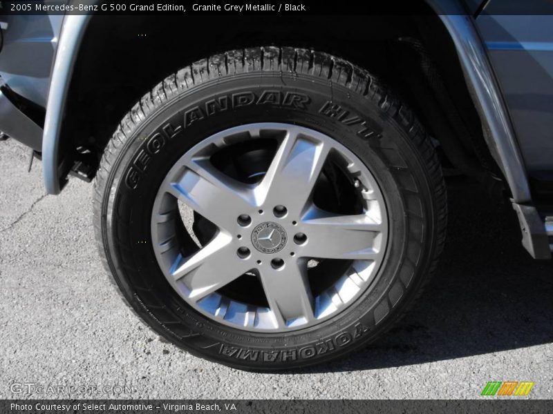 Granite Grey Metallic / Black 2005 Mercedes-Benz G 500 Grand Edition