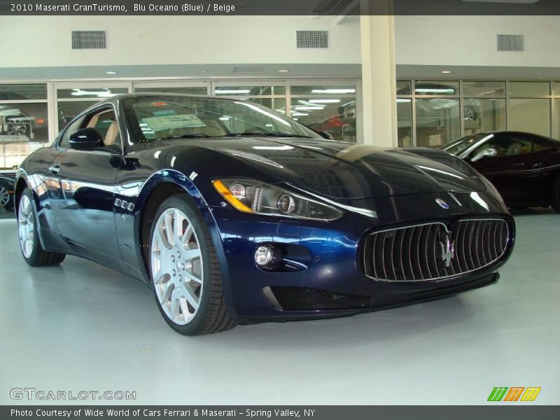 Blu Oceano (Blue) / Beige 2010 Maserati GranTurismo