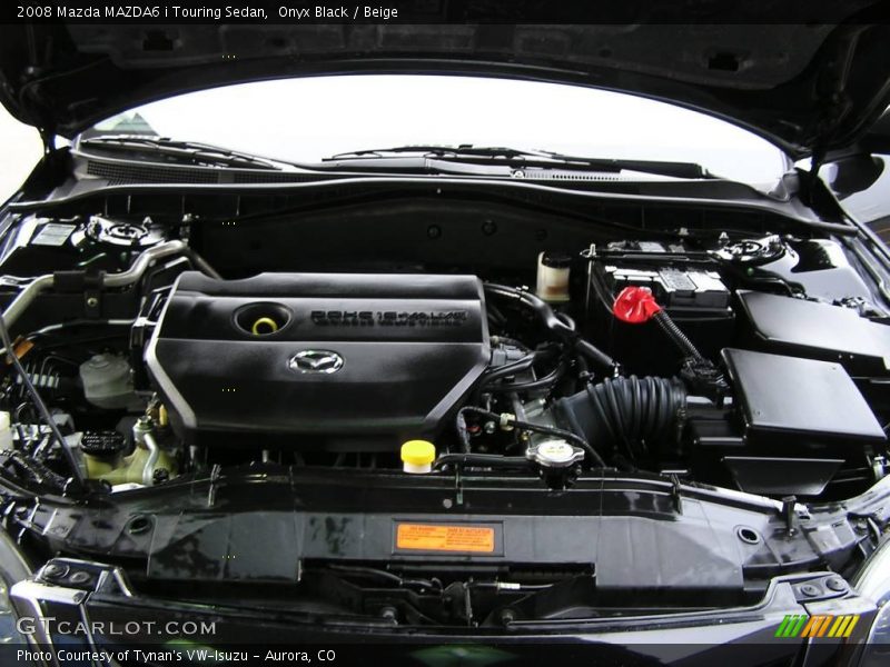 Onyx Black / Beige 2008 Mazda MAZDA6 i Touring Sedan