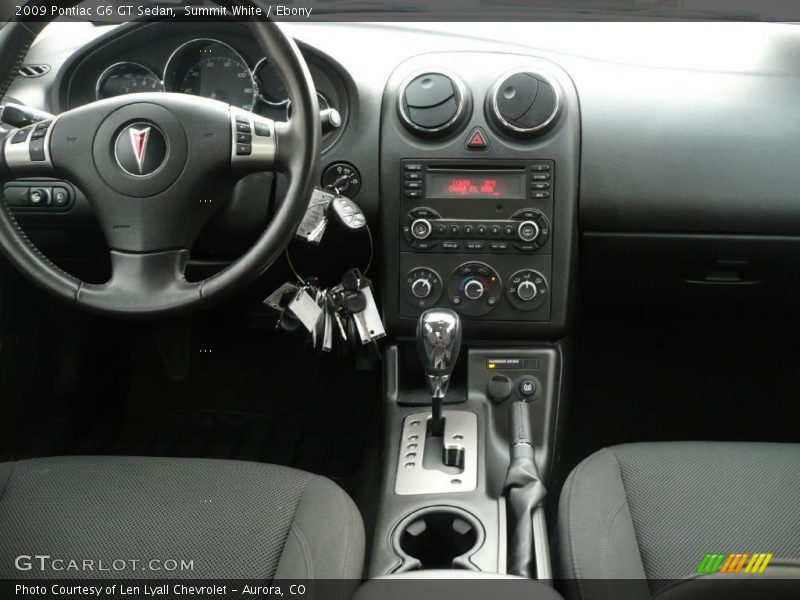 Summit White / Ebony 2009 Pontiac G6 GT Sedan