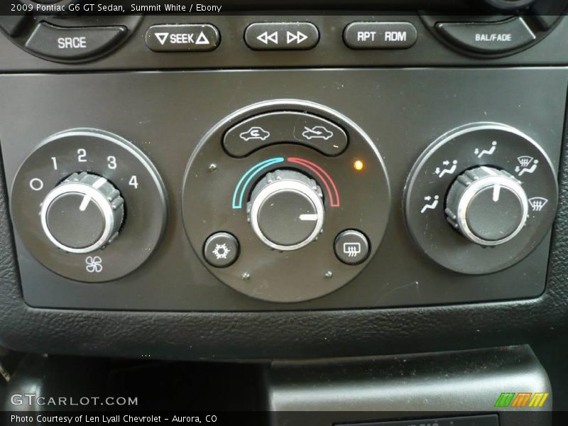 Summit White / Ebony 2009 Pontiac G6 GT Sedan