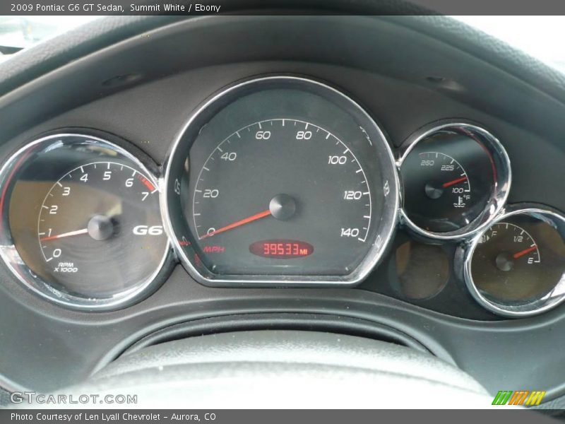 Summit White / Ebony 2009 Pontiac G6 GT Sedan