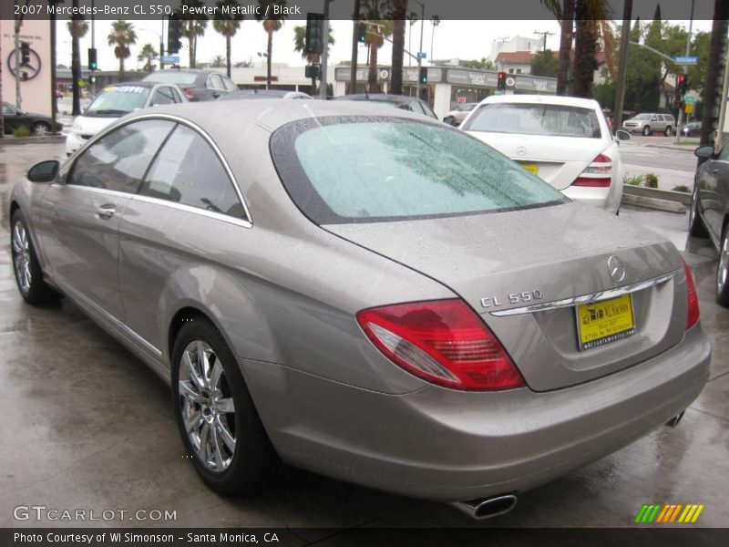 Pewter Metallic / Black 2007 Mercedes-Benz CL 550