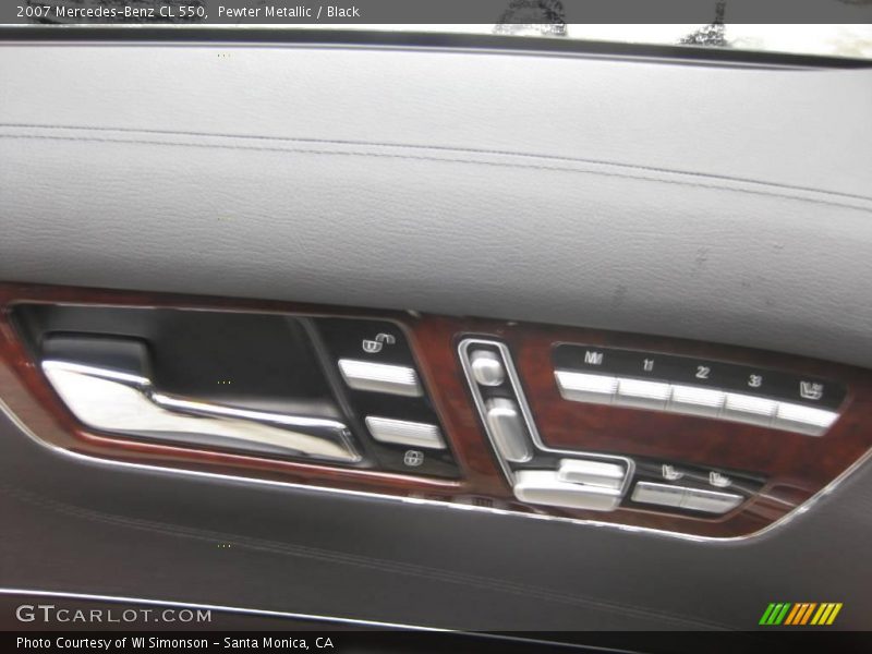 Pewter Metallic / Black 2007 Mercedes-Benz CL 550