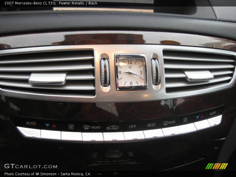 Pewter Metallic / Black 2007 Mercedes-Benz CL 550
