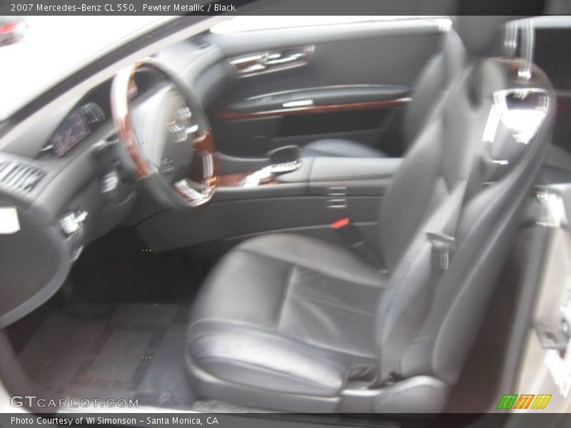 Pewter Metallic / Black 2007 Mercedes-Benz CL 550