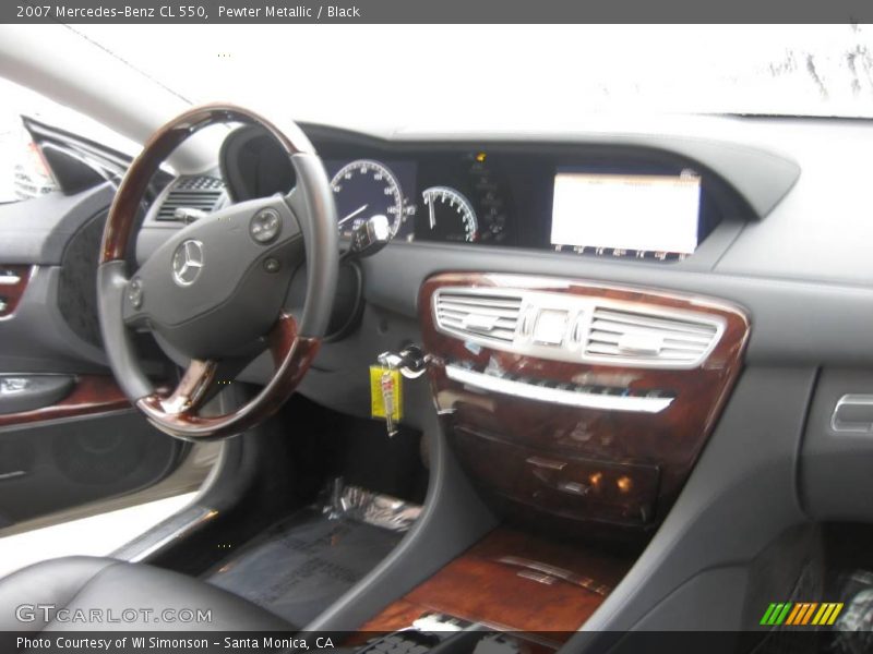 Pewter Metallic / Black 2007 Mercedes-Benz CL 550