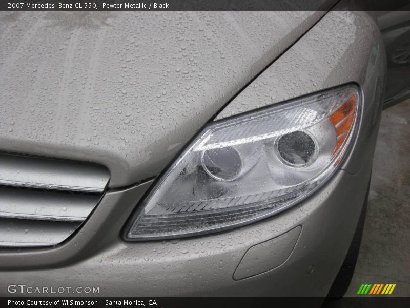 Pewter Metallic / Black 2007 Mercedes-Benz CL 550