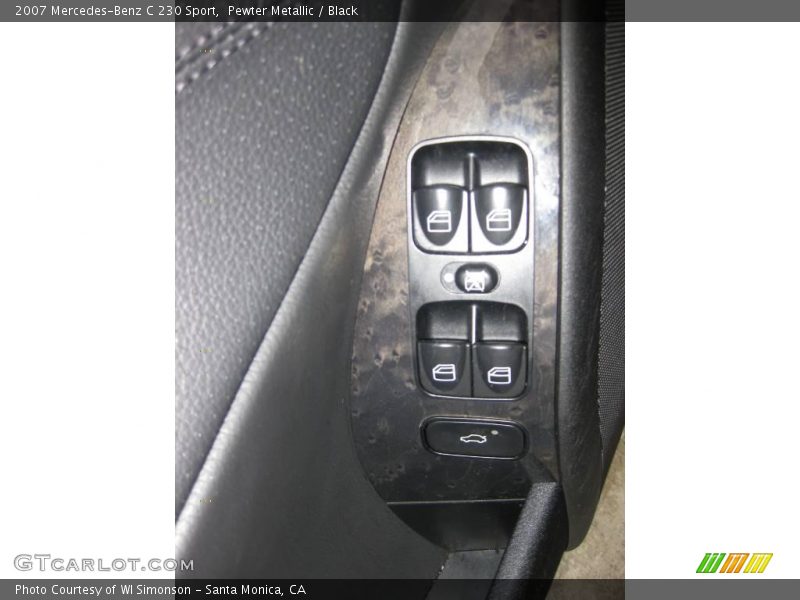 Pewter Metallic / Black 2007 Mercedes-Benz C 230 Sport