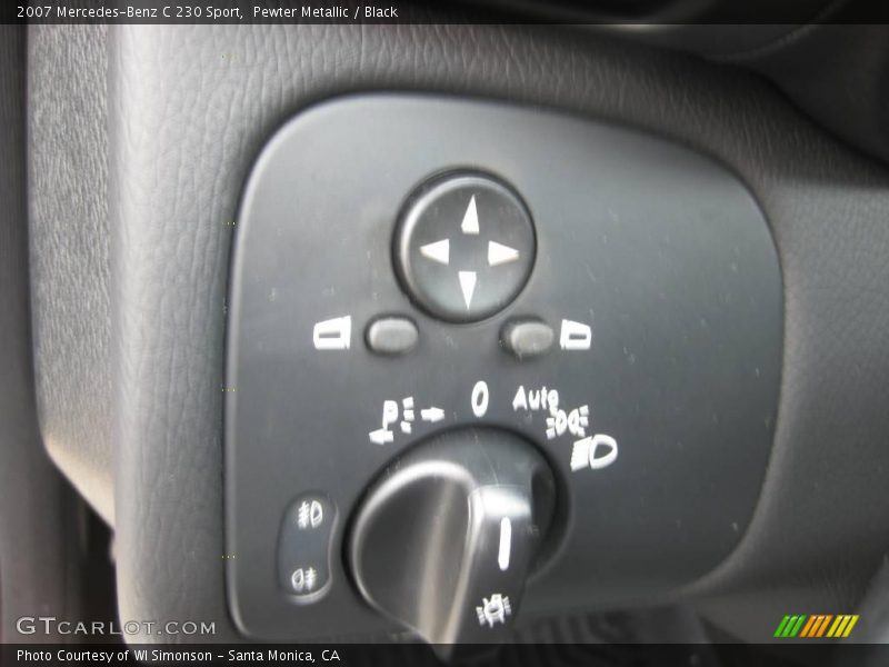 Pewter Metallic / Black 2007 Mercedes-Benz C 230 Sport