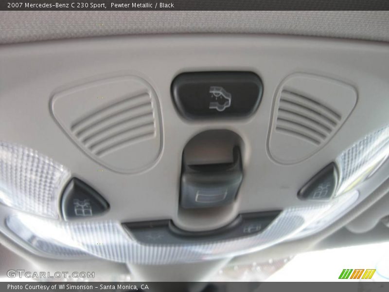 Pewter Metallic / Black 2007 Mercedes-Benz C 230 Sport