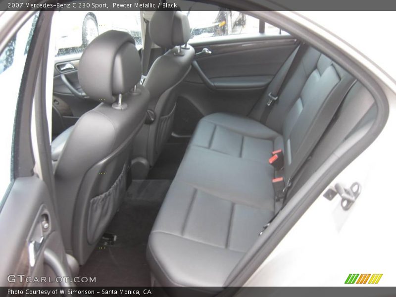 Pewter Metallic / Black 2007 Mercedes-Benz C 230 Sport