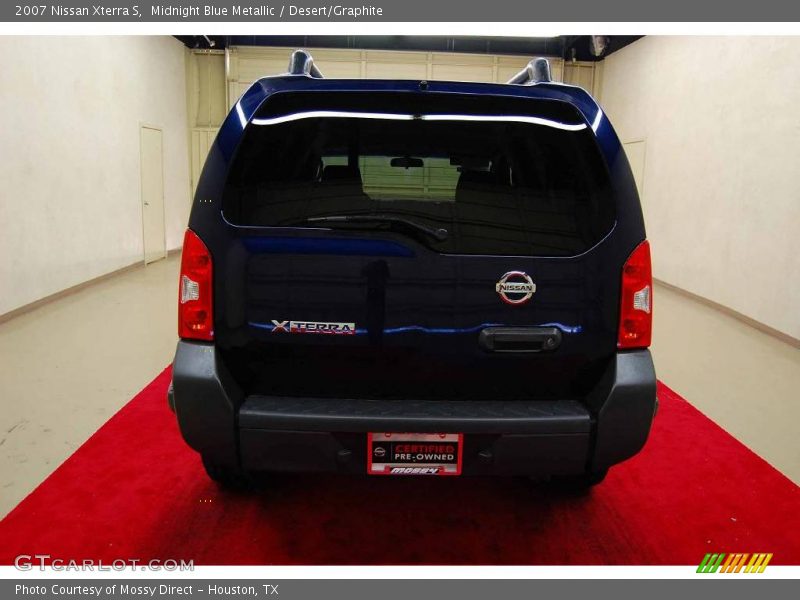Midnight Blue Metallic / Desert/Graphite 2007 Nissan Xterra S