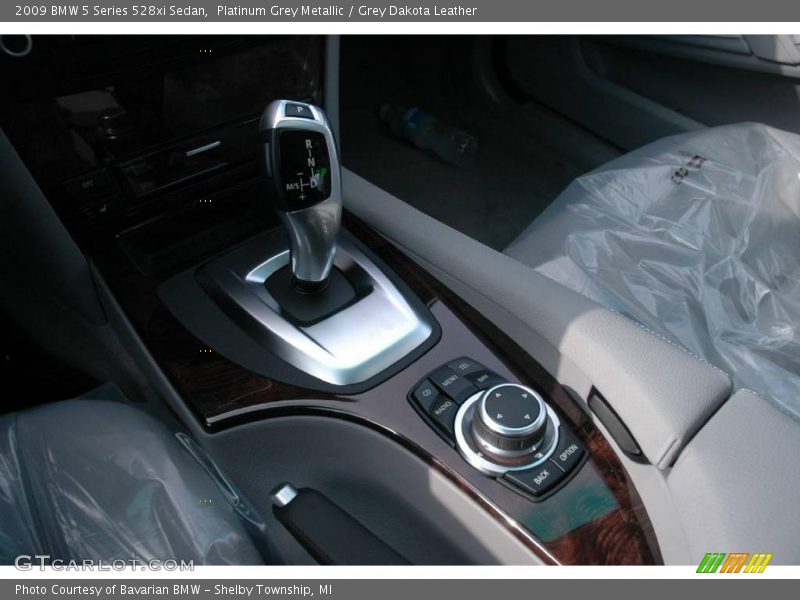Platinum Grey Metallic / Grey Dakota Leather 2009 BMW 5 Series 528xi Sedan
