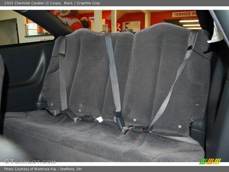 Black / Graphite Gray 2003 Chevrolet Cavalier LS Coupe